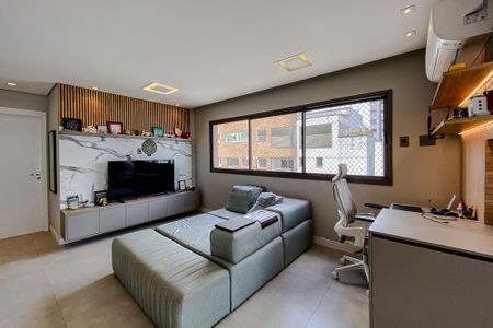 Sala de apartamento à venda com 2 quartos, 72m² em Vila Dom Pedro I, São Paulo