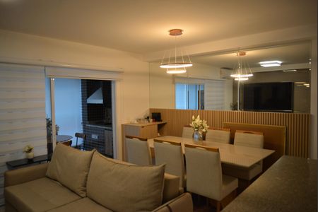 Sala de apartamento à venda com 3 quartos, 100m² em Vila Assunção, Santo André