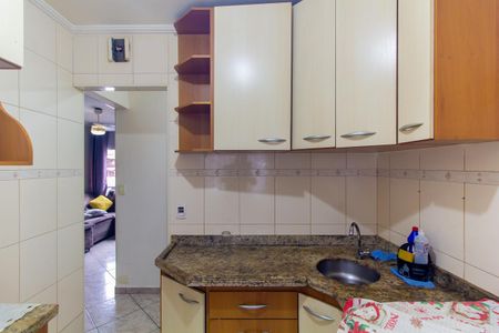 Cozinha de apartamento à venda com 2 quartos, 50m² em Vila Industrial, São Paulo