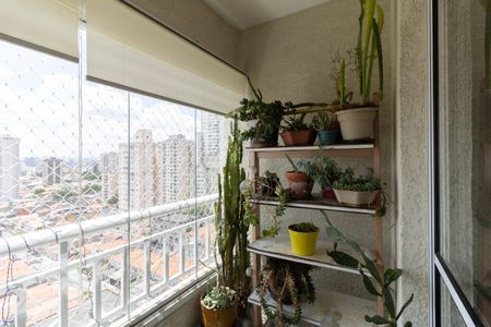 Varanda da Sala de apartamento à venda com 2 quartos, 45m² em Vila das Merces, São Paulo