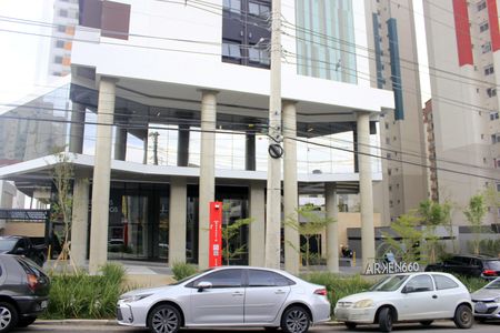 Apartamento à venda com 77m², 2 quartos e 1 vagaFachada do imóvel