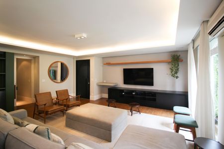 Sala de apartamento para alugar com 2 quartos, 125m² em Itaim Bibi, São Paulo