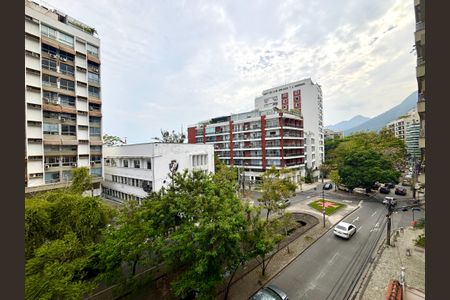 Varanda da sala - vista de apartamento para alugar com 3 quartos, 80m² em Lagoa, Rio de Janeiro
