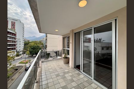 Varanda da sala de apartamento para alugar com 3 quartos, 80m² em Lagoa, Rio de Janeiro