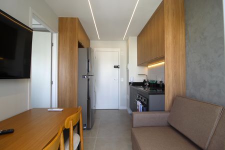 Sala/Cozinha de apartamento para alugar com 1 quarto, 25m² em Vila Olímpia, São Paulo