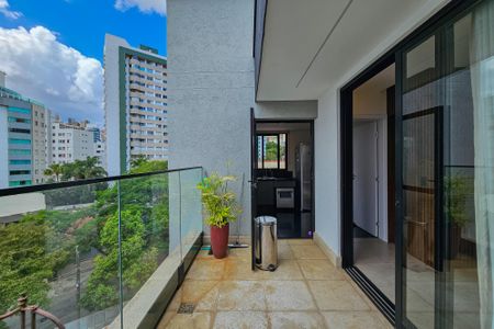 Varanda da Sala de apartamento à venda com 2 quartos, 200m² em Carmo, Belo Horizonte