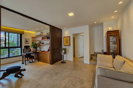 Sala de apartamento à venda com 2 quartos, 200m² em Carmo, Belo Horizonte