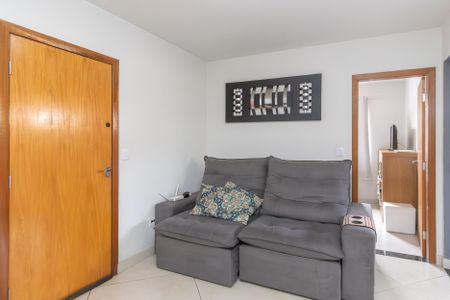 Sala de apartamento à venda com 3 quartos, 90m² em São Gotardo, Belo Horizonte