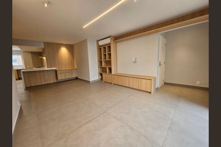 Sala/Cozinha de apartamento para alugar com 3 quartos, 131m² em Campo Belo, São Paulo