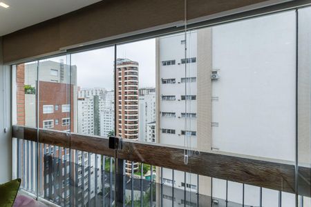 Vista Sala de apartamento para alugar com 2 quartos, 100m² em Itaim Bibi, São Paulo