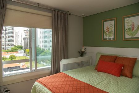 Quarto Suíte de apartamento à venda com 2 quartos, 90m² em Brooklin, São Paulo