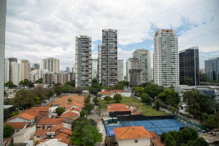 Vista de apartamento à venda com 2 quartos, 90m² em Brooklin, São Paulo