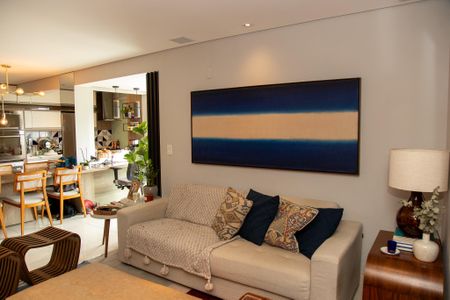 Sala de apartamento à venda com 2 quartos, 90m² em Brooklin, São Paulo