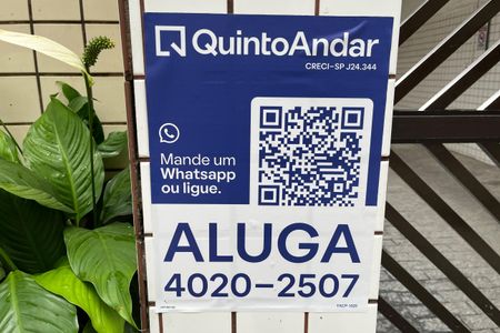 Apartamento para alugar com 45m², 1 quarto e 1 vagaPlaca instalada