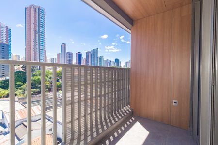 Varanda de kitnet/studio para alugar com 1 quarto, 27m² em Vila Regente Feijó, São Paulo