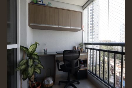 Varanda da Sala de apartamento à venda com 2 quartos, 73m² em Vila Andrade, São Paulo