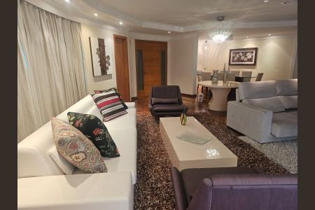Sala de apartamento para alugar com 3 quartos, 216m² em Vila Bastos, Santo André