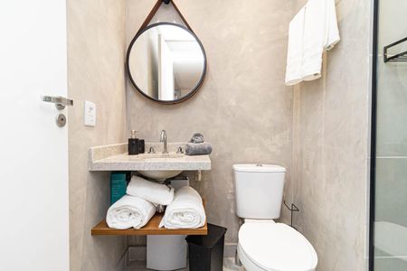 Apartamento para alugar com 30m², 1 quarto e sem vaga Apartamento para alugar com 30m², 1 quarto e sem vagaBanheiro