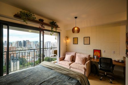 Studio  de kitnet/studio para alugar com 1 quarto, 27m² em Santo Amaro, São Paulo