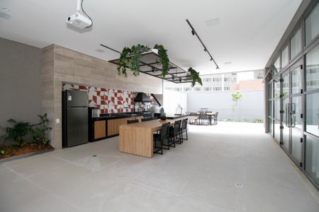 Studio para alugar com 26m², 1 quarto e sem vaga Studio para alugar com 26m², 1 quarto e sem vagaÁrea Comum - Churrasqueira