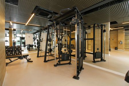 Studio para alugar com 26m², 1 quarto e sem vaga Studio para alugar com 26m², 1 quarto e sem vagaÁrea Comum - Academia