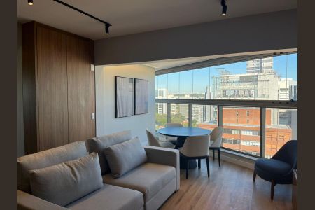 Sala/Cozinha de apartamento para alugar com 2 quartos, 85m² em Pinheiros, São Paulo