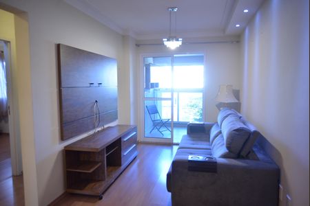 Sala de apartamento à venda com 3 quartos, 84m² em Vila Valparaíso, Santo André