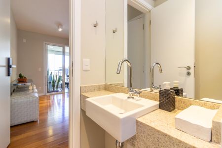 Apartamento para alugar com 98m², 2 quartos e 3 vagas Apartamento para alugar com 98m², 2 quartos e 3 vagasBanheiro Social