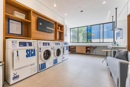 Studio à venda com 26m², 1 quarto e sem vagaLavanderia