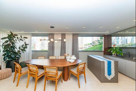 Sala de apartamento à venda com 4 quartos, 172m² em Vila das Flores, Nova Lima