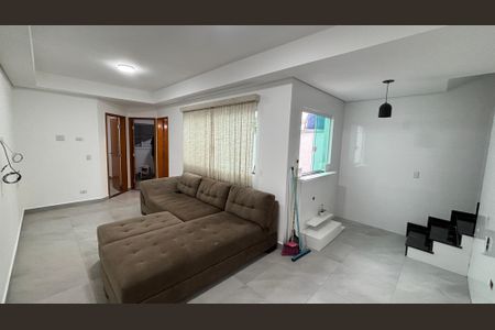 Sala de apartamento para alugar com 2 quartos, 100m² em Vila Valparaíso, Santo André