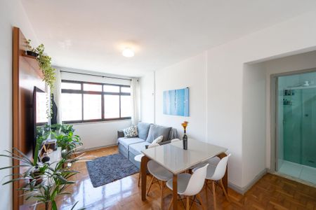 Sala de apartamento para alugar com 1 quarto, 38m² em Mirandópolis, São Paulo