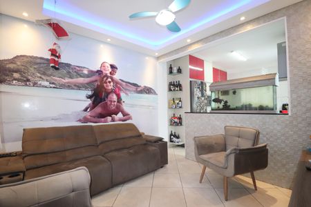 Sala de casa para alugar com 3 quartos, 154m² em Parque Erasmo Assunção, Santo André