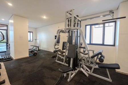 Apartamento para alugar com 48m², 1 quarto e 1 vaga Apartamento para alugar com 48m², 1 quarto e 1 vagaÁrea comum - Academia