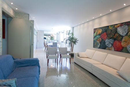 sala  de apartamento à venda com 4 quartos, 180m² em Sion, Belo Horizonte