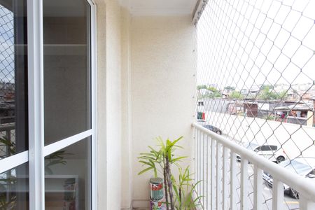 Varanda da Sala  de apartamento para alugar com 2 quartos, 45m² em Vila Cosmopolita, São Paulo