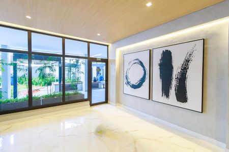 Studio para alugar com 35m², 1 quarto e 1 vaga Studio para alugar com 35m², 1 quarto e 1 vagaHall Social