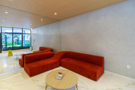 Studio para alugar com 35m², 1 quarto e 1 vaga Studio para alugar com 35m², 1 quarto e 1 vagaHall Social