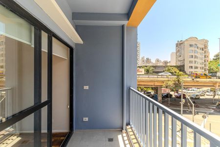 Varanda de kitnet/studio para alugar com 1 quarto, 33m² em República, São Paulo