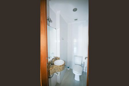 Banheiro Social de apartamento para alugar com 2 quartos, 92m² em Canto do Forte, Praia Grande