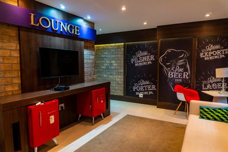 Apartamento à venda com 45m², 1 quarto e 1 vaga Apartamento à venda com 45m², 1 quarto e 1 vagaSala de Jogos