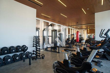 Apartamento para alugar com 32m², 1 quarto e 1 vaga Apartamento para alugar com 32m², 1 quarto e 1 vagaAcademia