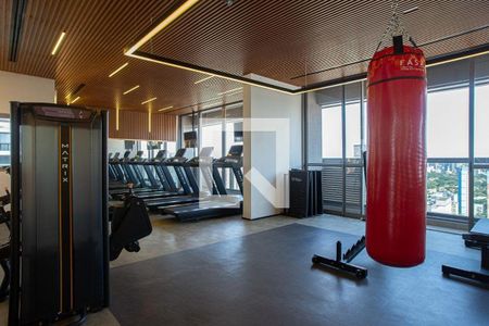 Apartamento para alugar com 32m², 1 quarto e 1 vaga Apartamento para alugar com 32m², 1 quarto e 1 vagaAcademia