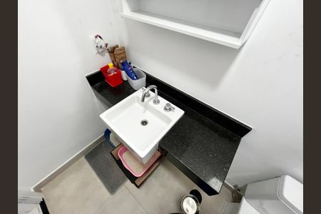 Banheiro da Suíte de apartamento à venda com 1 quarto, 120m² em Santana, São Paulo