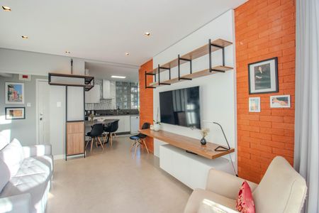 Sala de apartamento à venda com 2 quartos, 83m² em Rio Branco, Porto Alegre