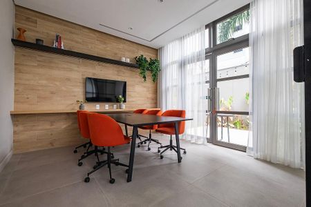 Studio à venda com 27m², 1 quarto e sem vaga Studio à venda com 27m², 1 quarto e sem vagaCoworking