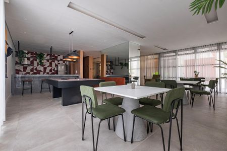 Studio à venda com 27m², 1 quarto e sem vaga Studio à venda com 27m², 1 quarto e sem vagaSalão de Festas