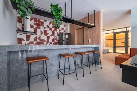 Studio à venda com 27m², 1 quarto e sem vaga Studio à venda com 27m², 1 quarto e sem vagaSalão de Festas