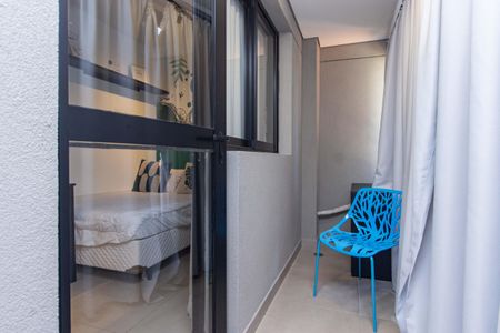 Studio para alugar com 21m², 0 quarto e sem vagaVaranda