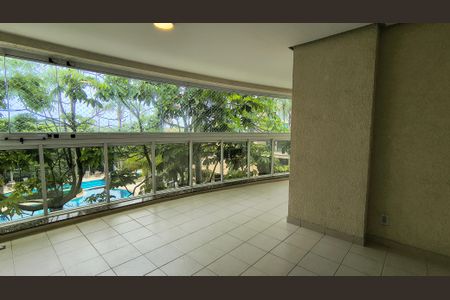 Varanda da Sala de apartamento para alugar com 3 quartos, 122m² em Barra da Tijuca, Rio de Janeiro